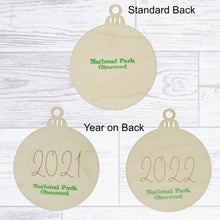 Load image into Gallery viewer, Pick Your National Park Unit Christmas Ornament - Round