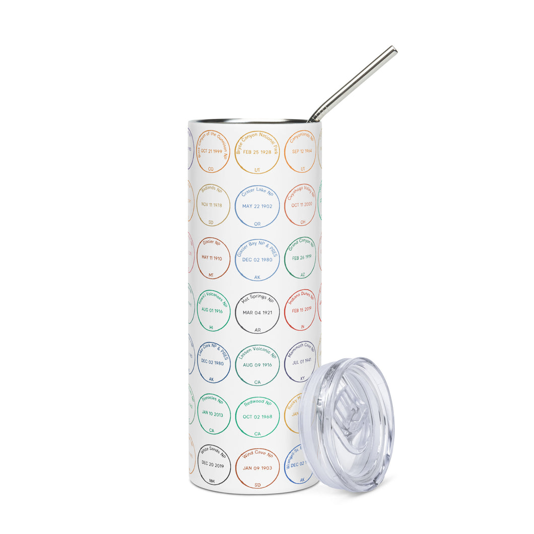 National Park Cancellation Stamp Tumbler