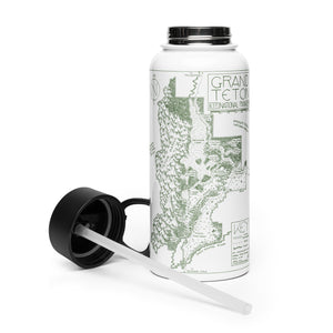 Yellowstone and Grand Teton Stainless Steel Water Bottle