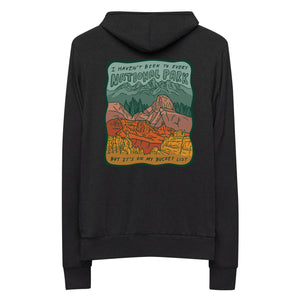 National Park Obsessed Unisex zip hoodie