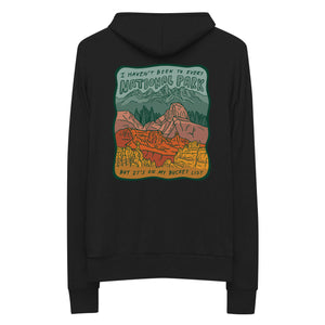 National Park Obsessed Unisex zip hoodie