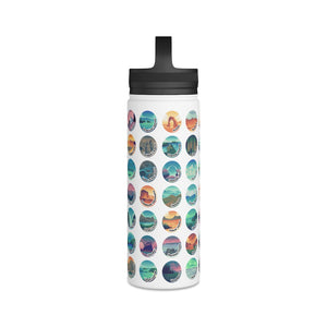 National Park Stainless Steel Water Bottle, Handle Lid