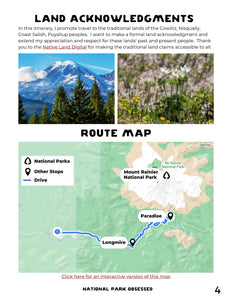 Mini  1-Day Mount Rainier National Park Itinerary - Paradise