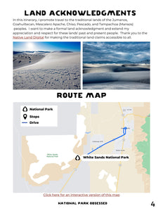 Mini  1-Day White Sands National Park Itinerary
