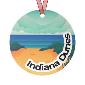 Indiana Dunes National Park Metal Ornament
