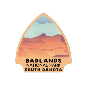 The Dakotas National Parks Arrowhead Sticker Bundle
