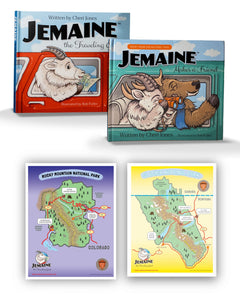 Jemaine Book Set Plus 2 Free Maps