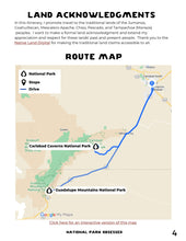 Load image into Gallery viewer, Mini  2-Day Carlsbad Caverns &amp; Guadalupe Mountains National Parks Itinerary