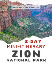 Load image into Gallery viewer, Mini  2-Day Zion National Park Itinerary