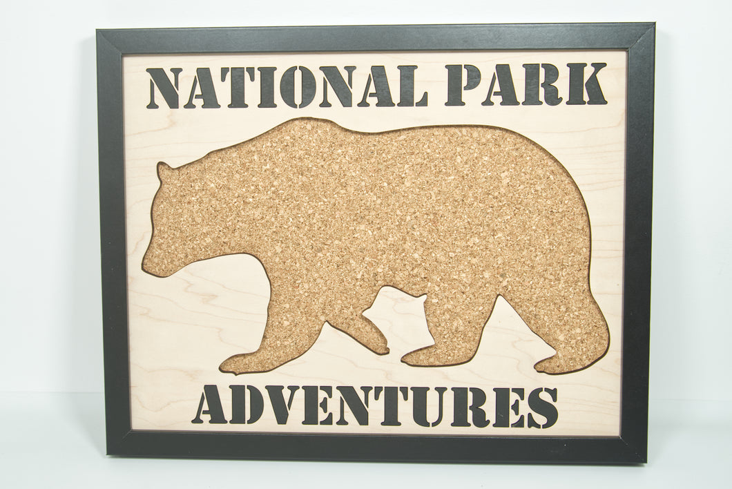 Bear National Park Pin Display / Shadowbox