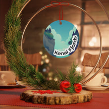 Load image into Gallery viewer, Kenai Fjords National Park Metal Ornament