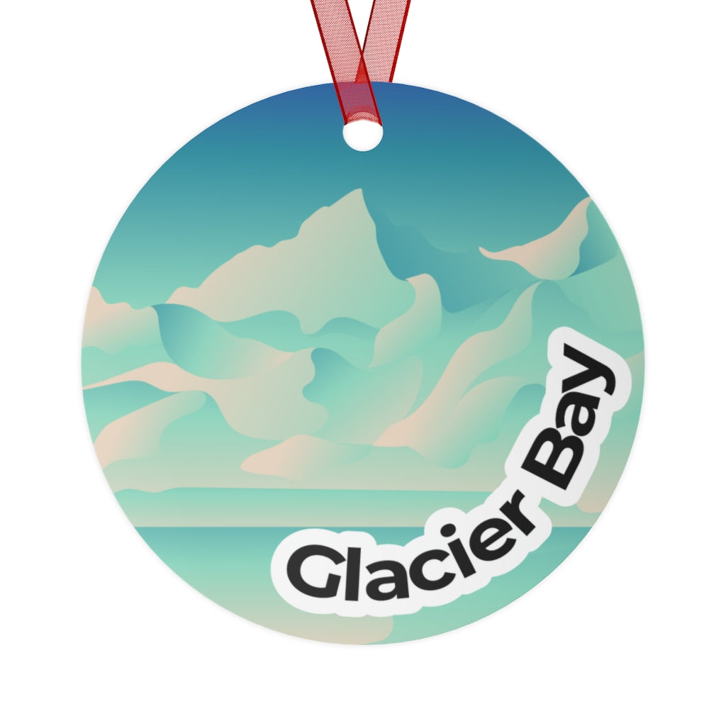 Glacier Bay National Park Metal Ornament