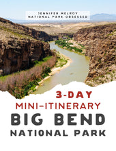 Load image into Gallery viewer, Mini  3-Day Big Bend National Park Itinerary