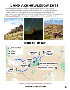 Mini  3-Day Big Bend National Park Itinerary