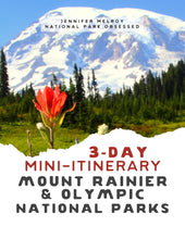 Load image into Gallery viewer, Mini  3-Day Mount Rainier &amp; Olympic National Parks Itinerary