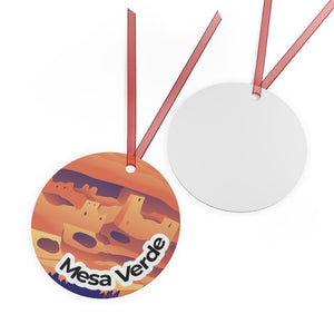 Mesa Verde National Park Metal Ornament