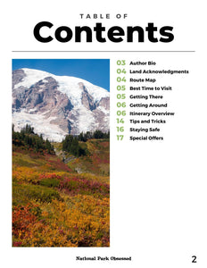 Mini  2-Day Mount Rainier National Park Itinerary - Early July to Mid-September