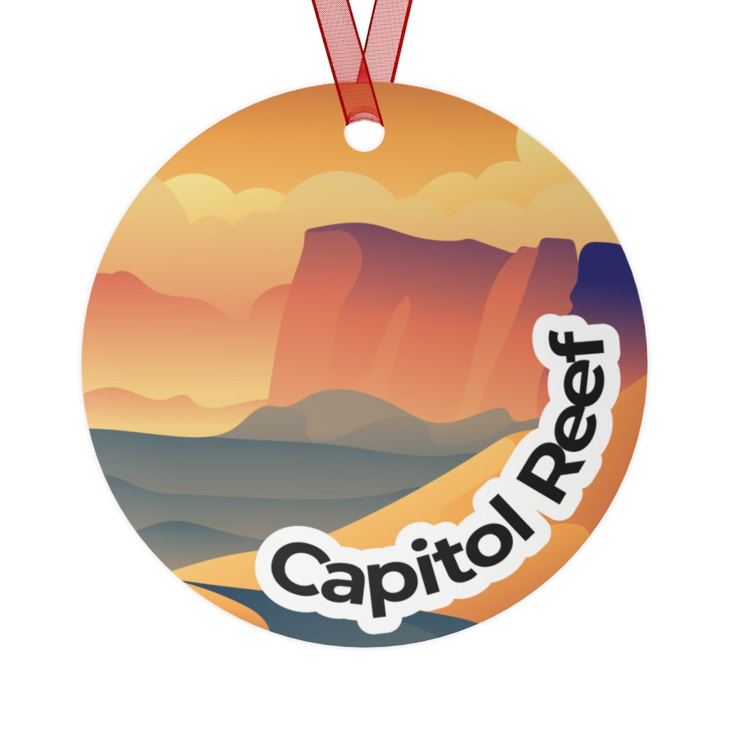 Capitol Reef National Park Metal Ornament