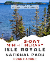 Load image into Gallery viewer, Mini  3-Day Isle Royale National Park Itinerary - Rock Harbor