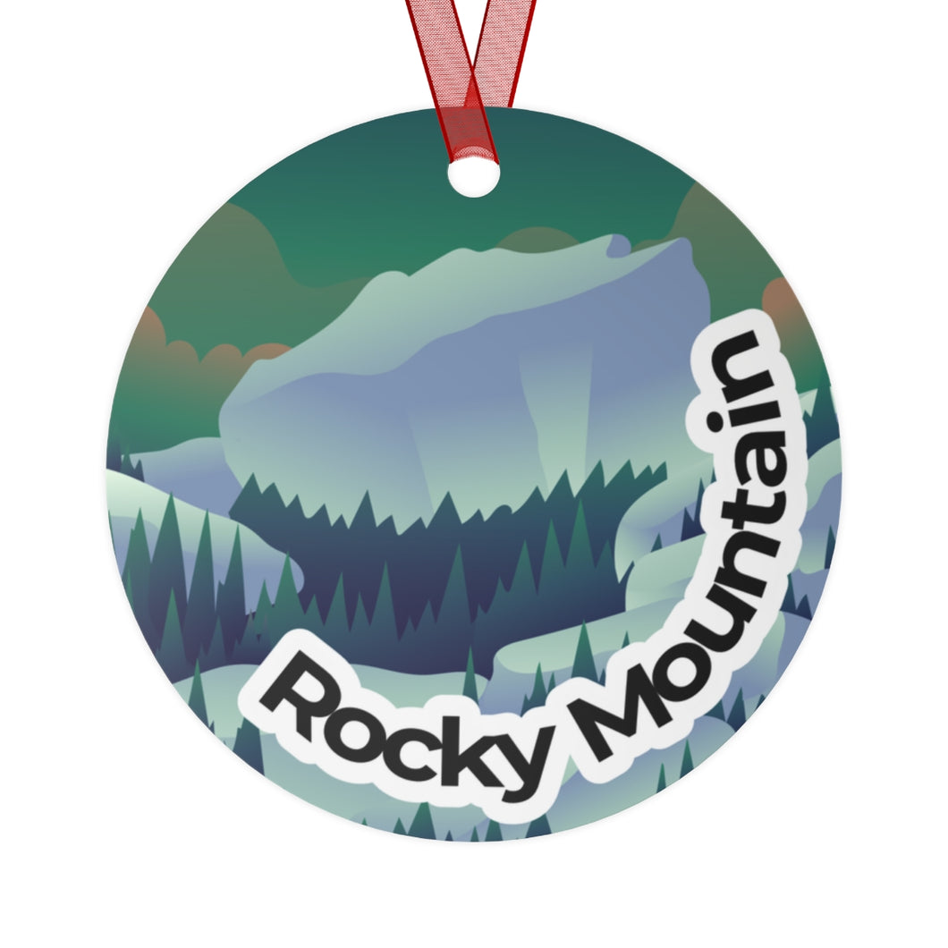 Rocky Mountain National Park Metal Ornament