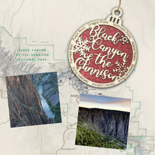 Load image into Gallery viewer, Black Canyon of the Gunnison National Park Christmas Ornament - Round