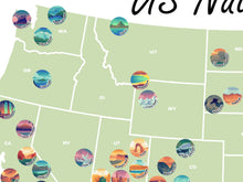 Load image into Gallery viewer, USA National Parks Map