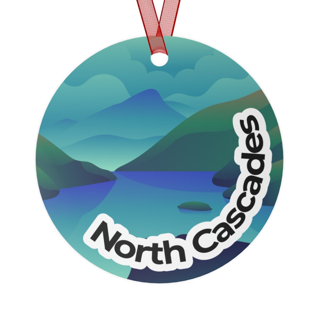 North Cascades National Park Metal Ornament