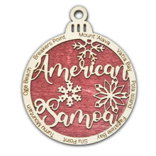 Load image into Gallery viewer, American Samoa National Park Christmas Ornament - Round