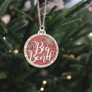 Big Bend National Park Christmas Ornament - Round