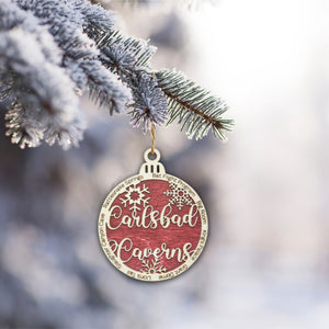 Carlsbad Caverns National Park Christmas Ornament - Round