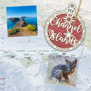 Channel Islands National Park Christmas Ornament - Round