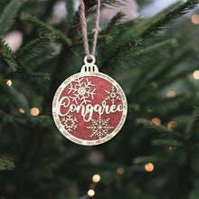 Load image into Gallery viewer, Congaree National Park Christmas Ornament - Round