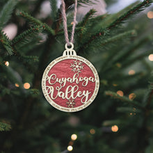 Load image into Gallery viewer, Cuyahoga Valley National Park Christmas Ornament - Round