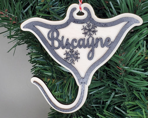 Biscayne Manta Ray Ornament