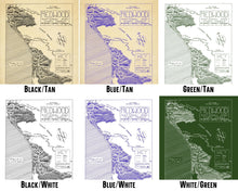 Load image into Gallery viewer, Grand Canyon National Park Map Hand-Drawn Print