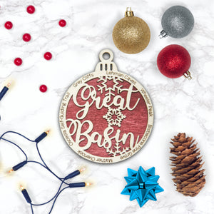 Great Basin National Park Christmas Ornament - Round