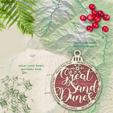 Load image into Gallery viewer, Great Sand Dunes National Park Christmas Ornament - Round