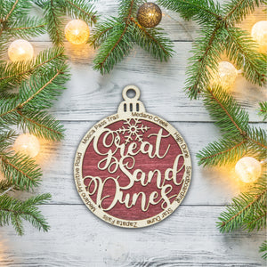 Great Sand Dunes National Park Christmas Ornament - Round
