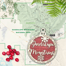 Load image into Gallery viewer, Guadalupe Mountains National Park Christmas Ornament - Round