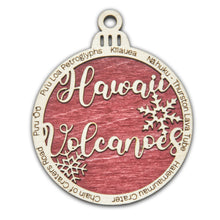 Load image into Gallery viewer, Hawaii Volcanoes National Park Christmas Ornament - Round