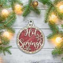 Load image into Gallery viewer, Hot Springs National Park Christmas Ornament - Round