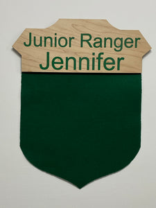 Junior Ranger Badge Display