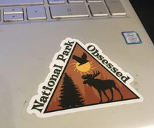 Load image into Gallery viewer, National Park Obsessed Logo Stickers – 3 Pack