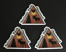 Load image into Gallery viewer, National Park Obsessed Logo Stickers – 3 Pack