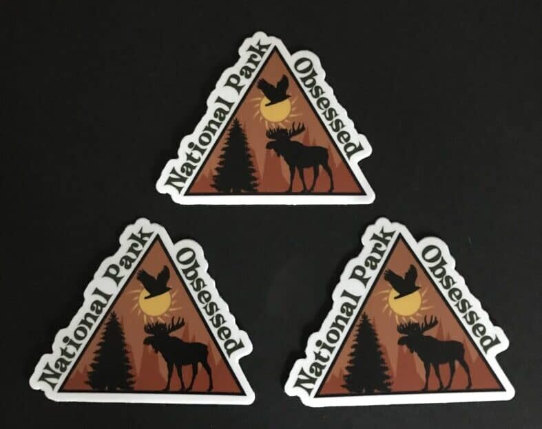 National Park Obsessed Logo Stickers – 3 Pack