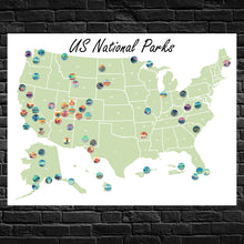 Load image into Gallery viewer, USA National Parks Map