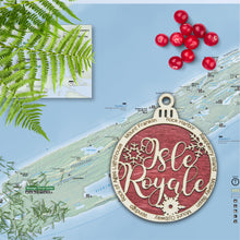 Load image into Gallery viewer, Isle Royale National Park Christmas Ornament - Round