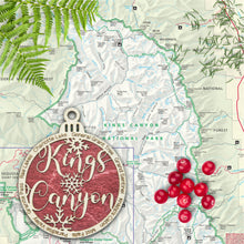 Load image into Gallery viewer, Kings Canyon National Park Christmas Ornament - Round