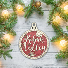 Load image into Gallery viewer, Kobuk Valley National Park Christmas Ornament - Round