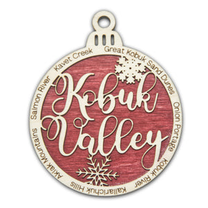 Kobuk Valley National Park Christmas Ornament - Round
